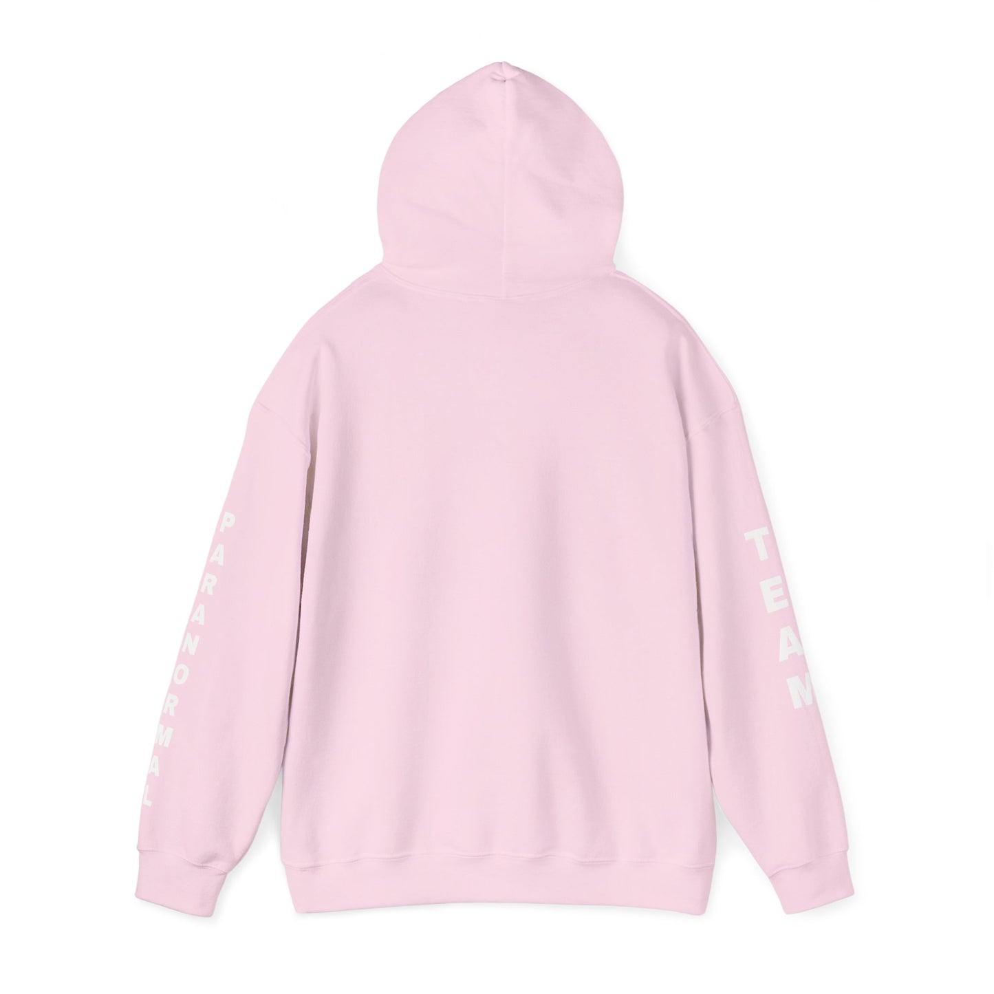 Paranormal Team Hoodie – Black Sleeve Print Hooded Sweatshirt