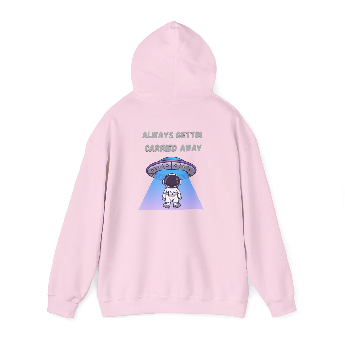 Astronaut UFO Hoodie — "Carried Away" Space Abduction Sweatshirt