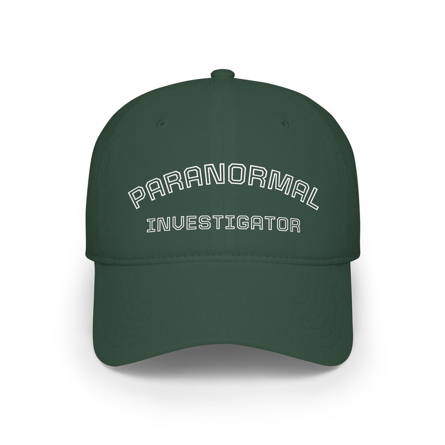 Paranormal Investigator Baseball Cap — Embroidered Ghost Hunting Hat