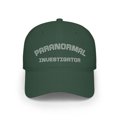 Paranormal Investigator Baseball Cap — Embroidered Ghost Hunting Hat