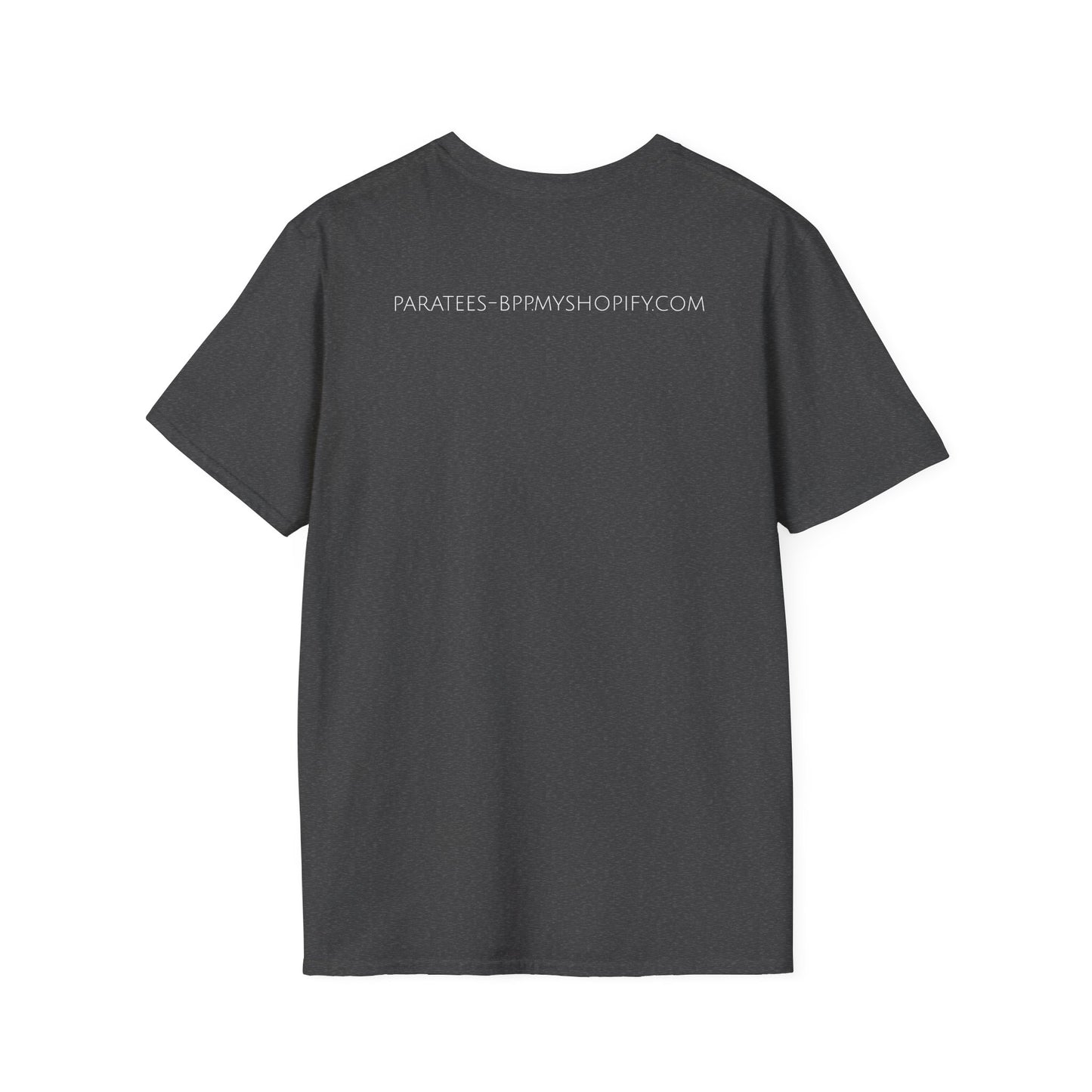 PARATEES Graphic T‑Shirt — Urban Night Photo Design with 'PARATEES' Text