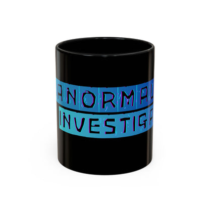 Paranormal Investigator Accent Coffee Mug – Blue Ribbon Design (11/15oz)