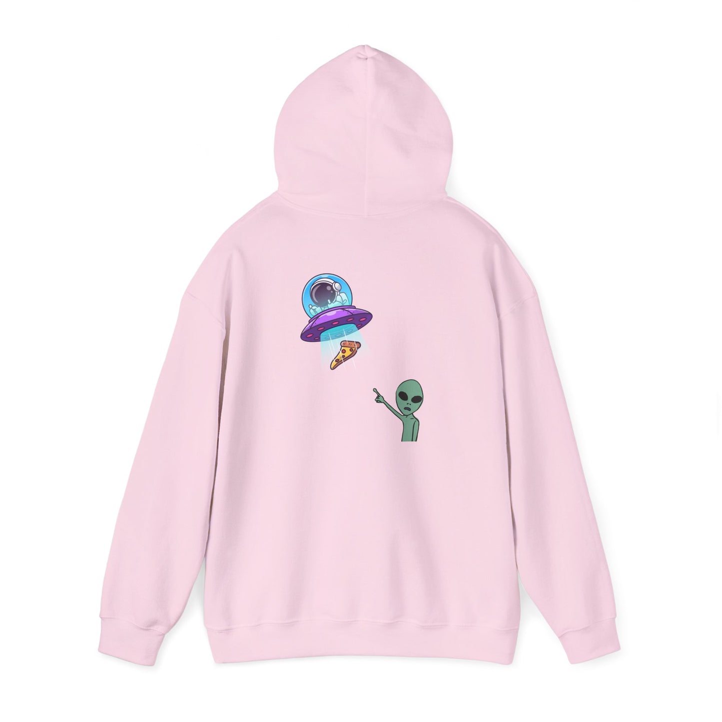 Alien UFO Hoodie — Cute Alien Abduction Graphic Pullover