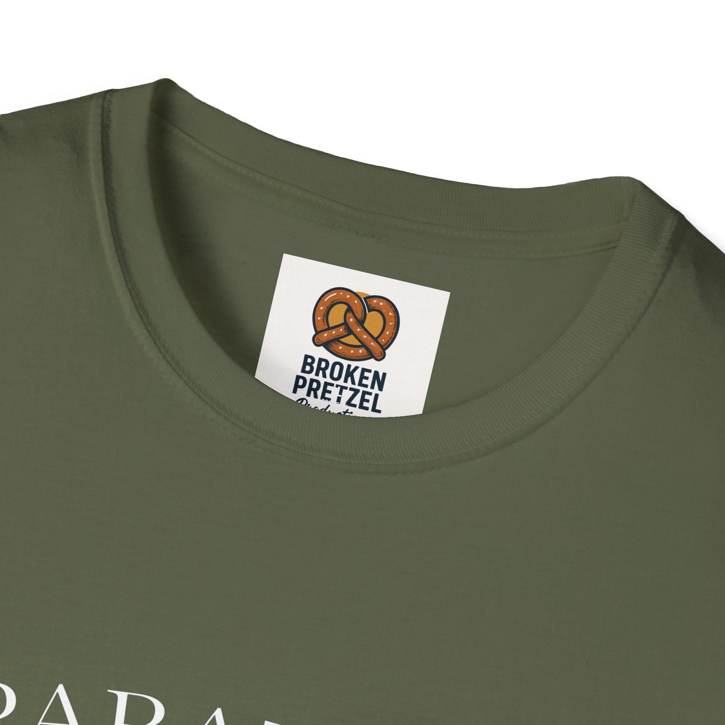 PARATEES Graphic T‑Shirt — Urban Night Photo Design with 'PARATEES' Text