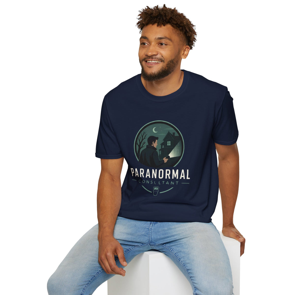Paranormal Consultant T-Shirt — Ghost Hunter Illustration Tee