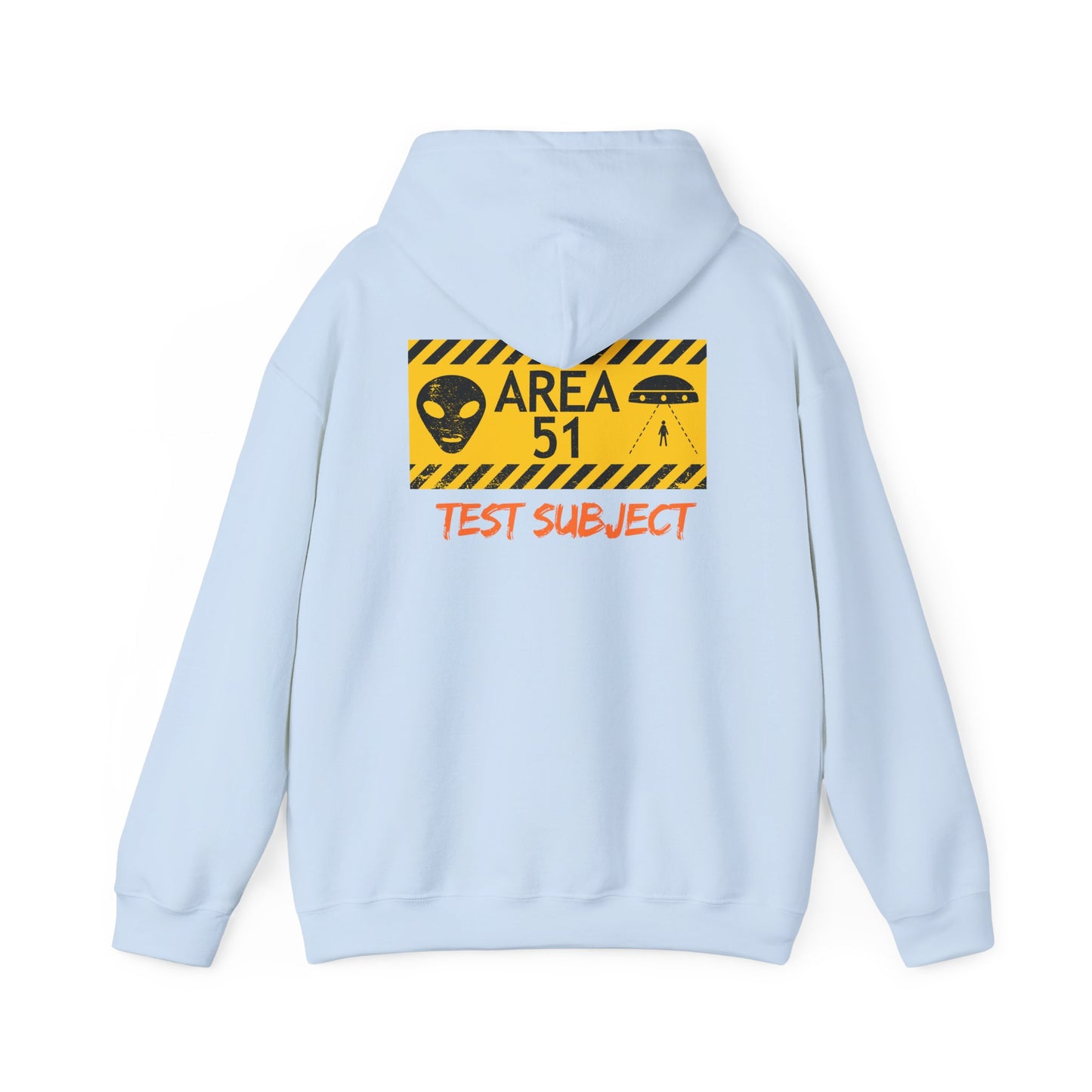 Area 51 Test Subject Hoodie — Alien Graphic Hooded Sweatshirt