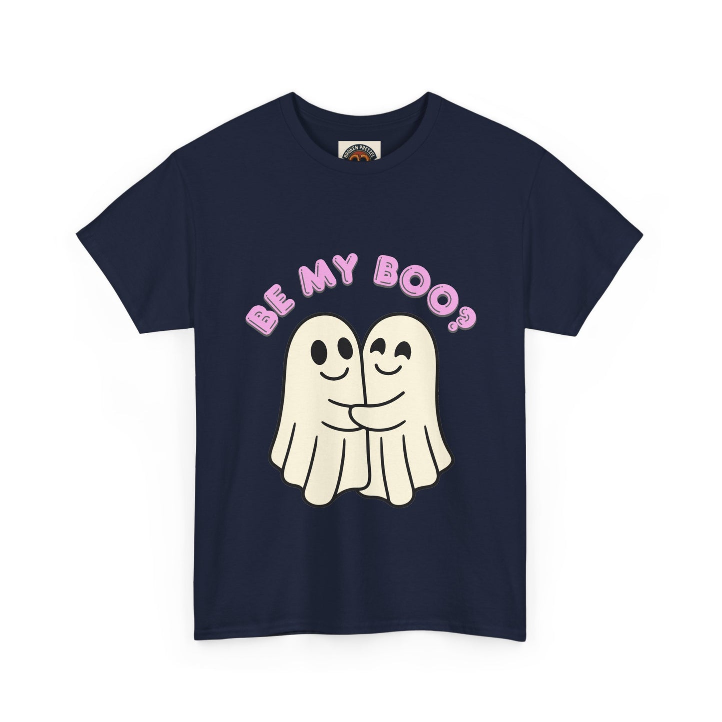 Be My Boo? Ghost Couple Tee — Cute Halloween Couples T‑Shirt