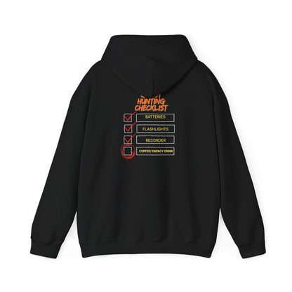 Hunting Checklist Hoodie — Funny Ghost Hunt Crewneck Sweatshirt