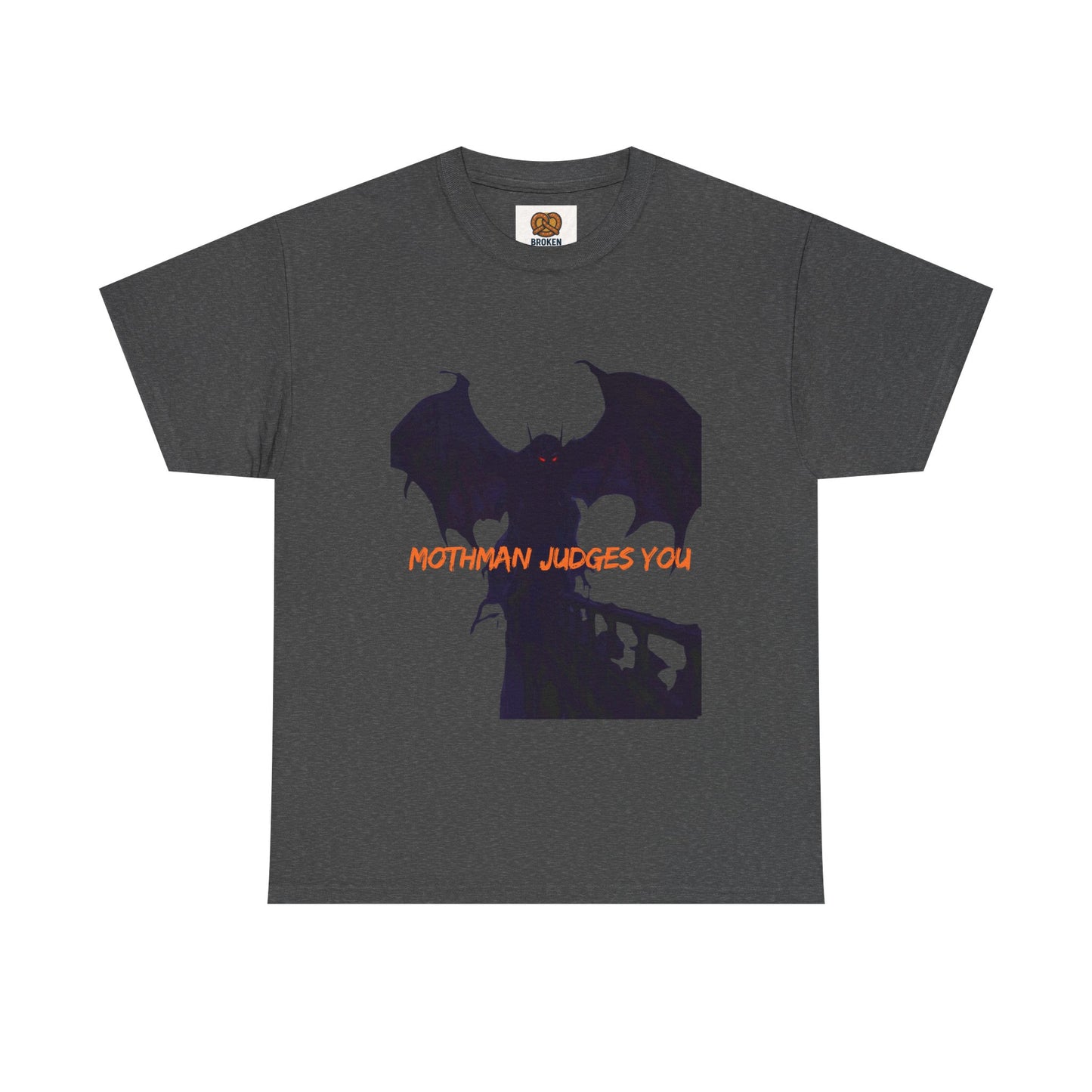 Mothman Judges You T‑Shirt — Cryptid Silhouette Graphic Tee