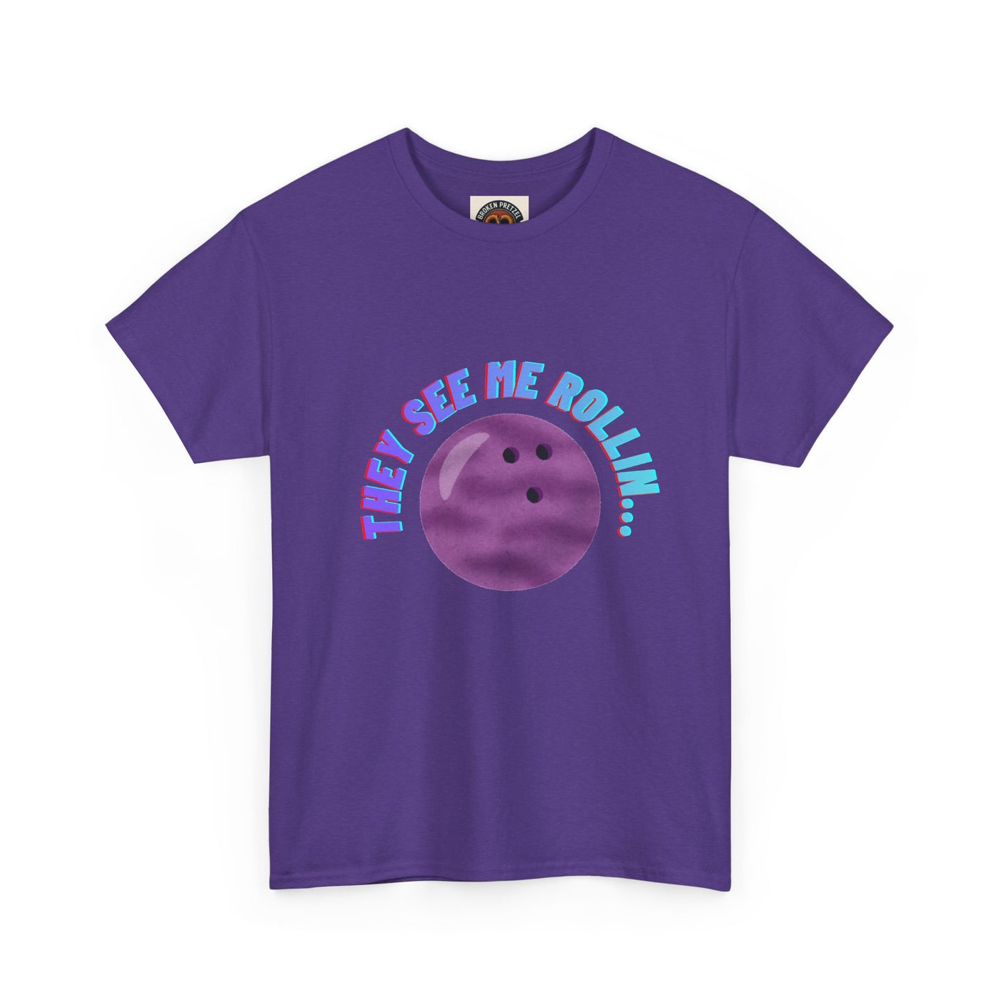 They See Me Rollin' Bowling Tee — "They Laughin" Back Graphic