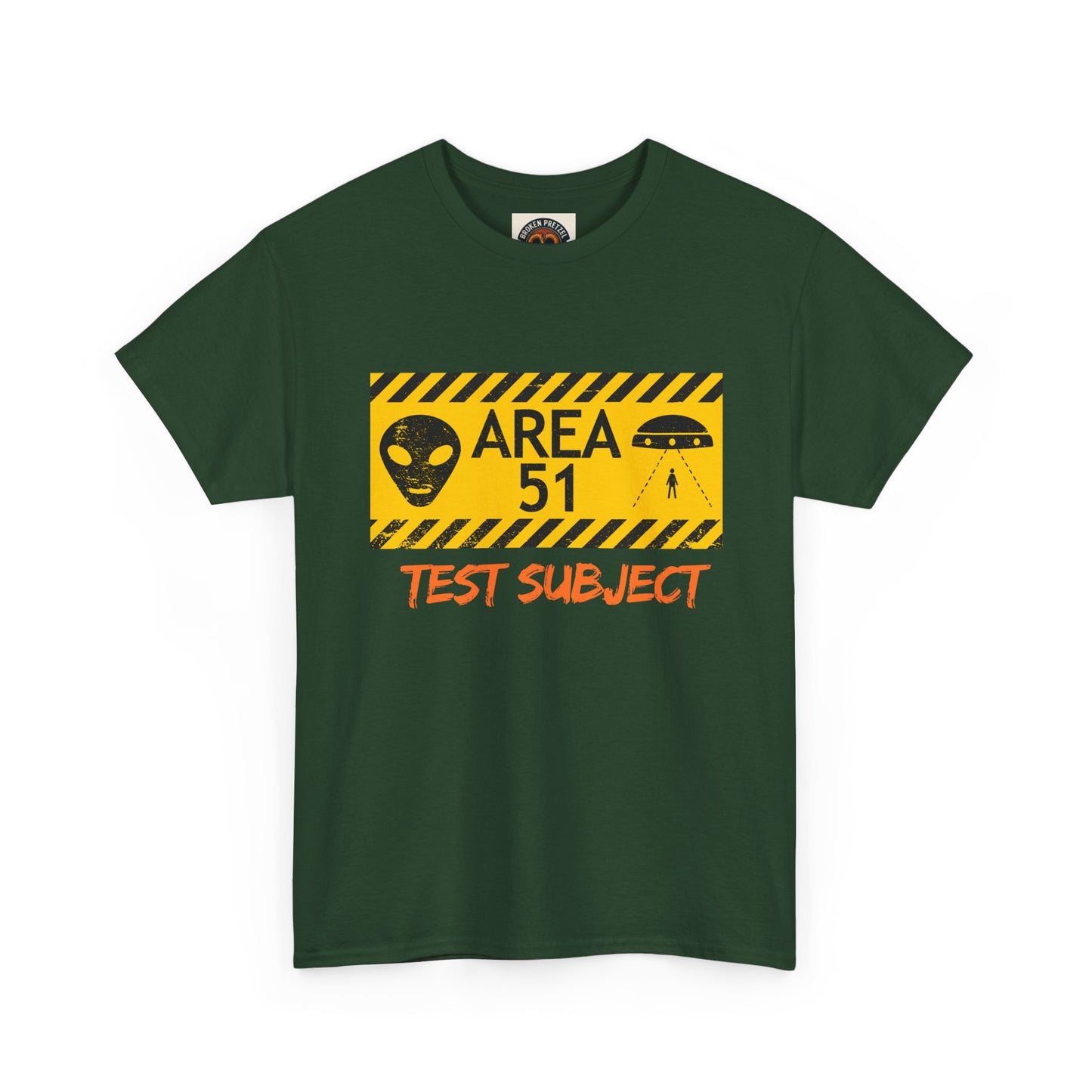 Area 51 Test Subject T-Shirt — Alien Warning Graphic Tee