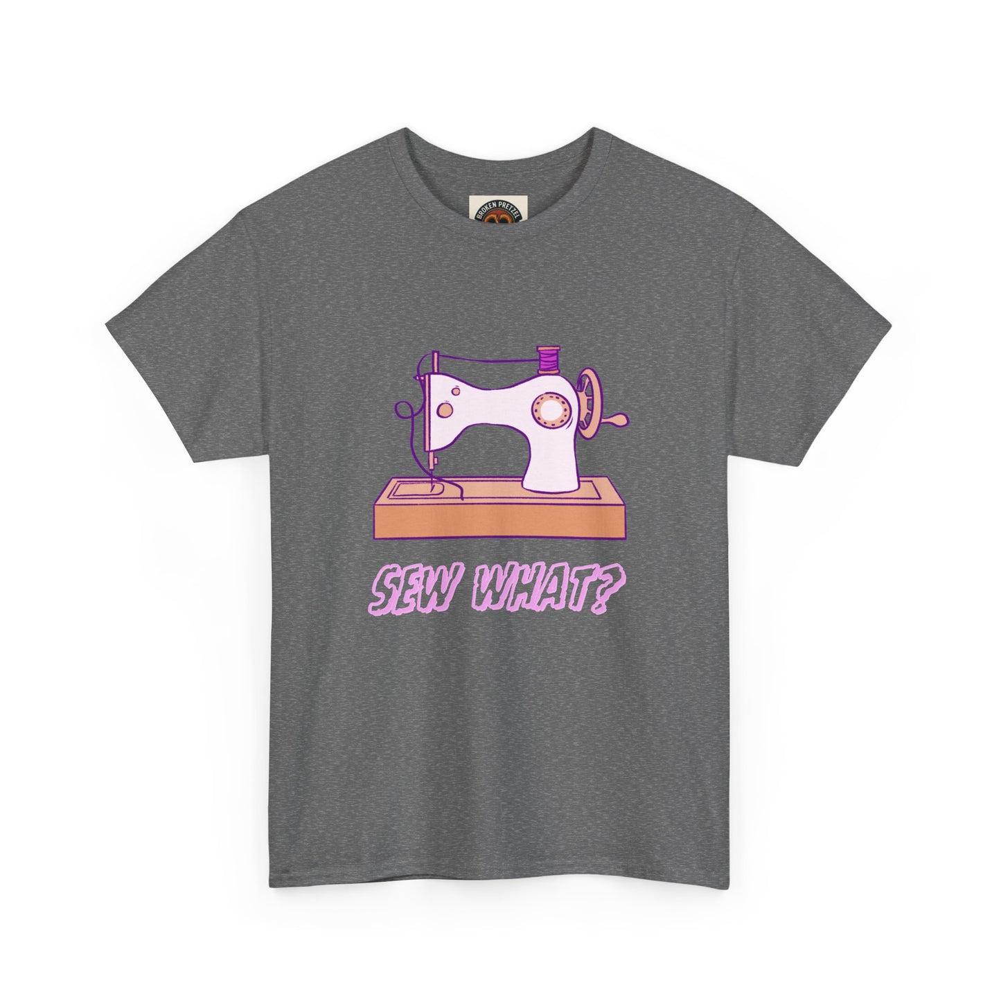 Sew What? Vintage Sewing Machine Tee — Funny Sewing Gift
