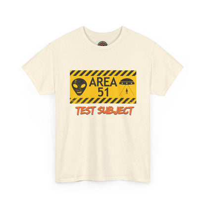 Area 51 Test Subject T-Shirt — Alien Warning Graphic Tee