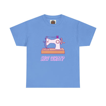 Sew What? Vintage Sewing Machine Tee — Funny Sewing Gift