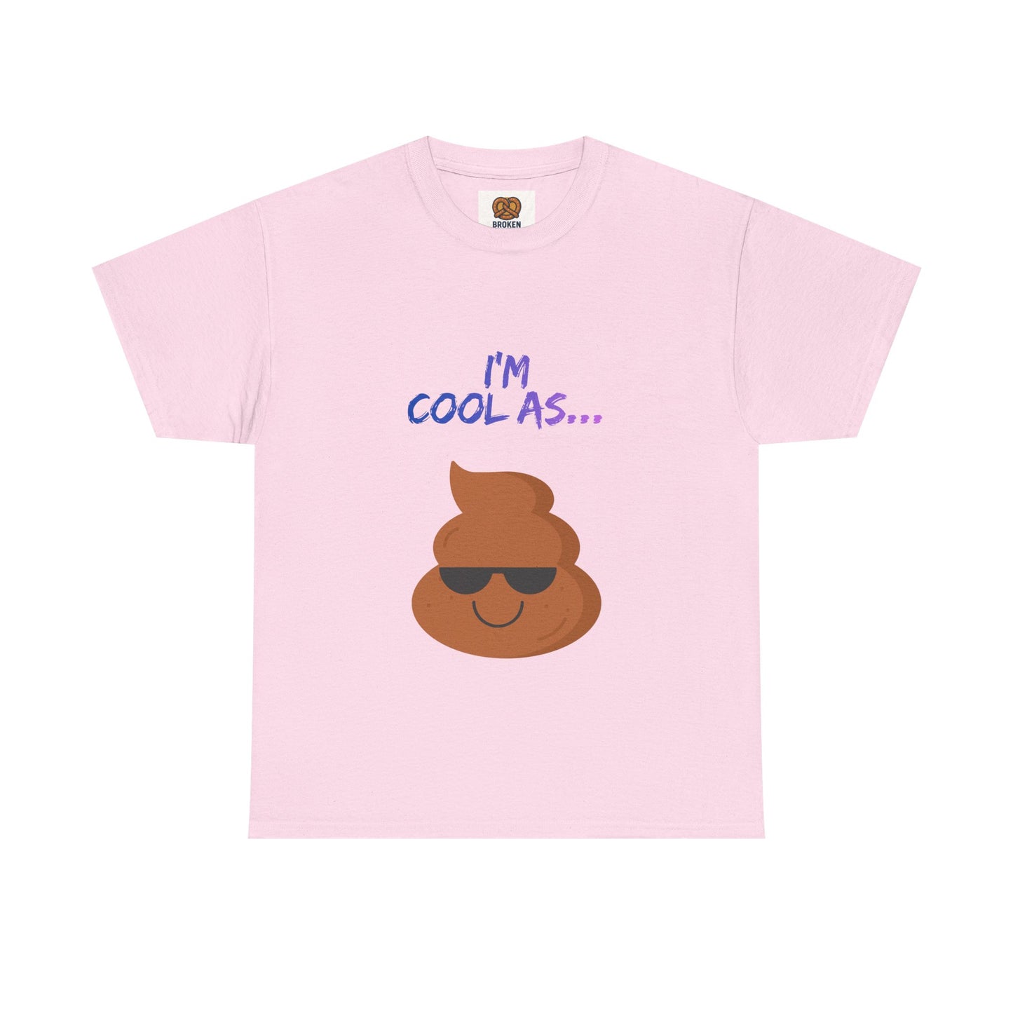 Cool Poop Emoji T-Shirt — "I’m Cool As..." Novelty Tee