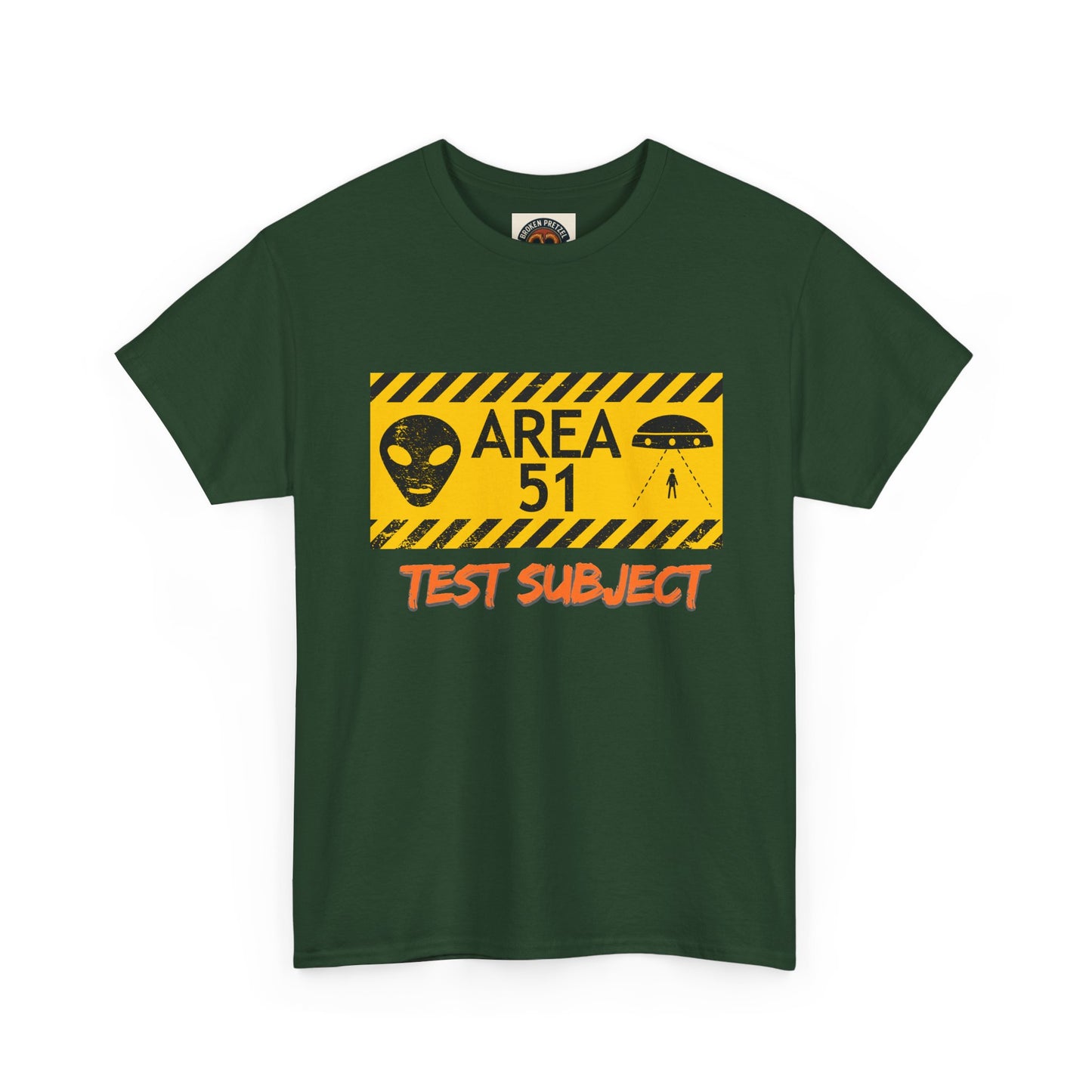 Area 51 Test Subject T-Shirt — Alien Warning Graphic Tee