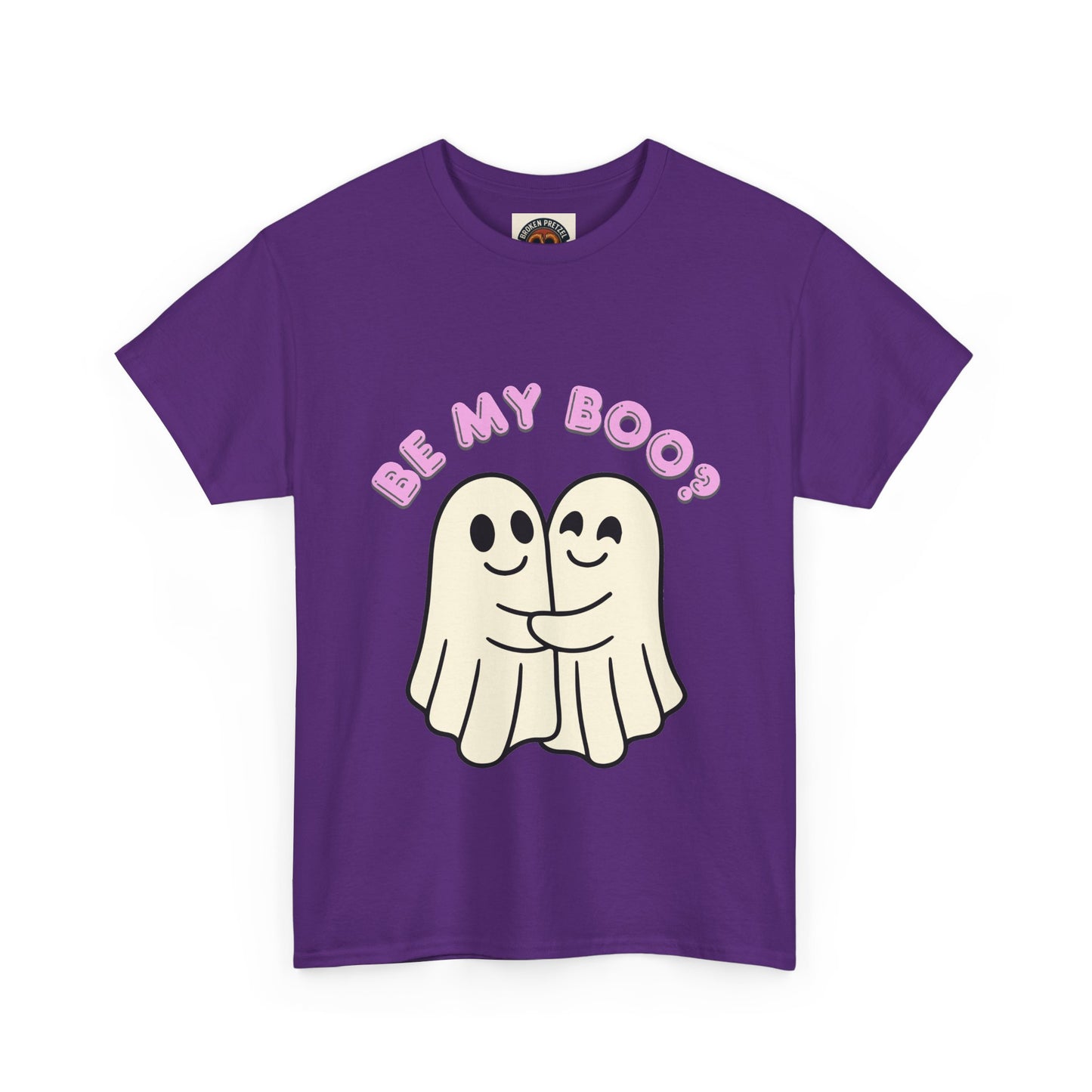 Be My Boo? Ghost Couple Tee — Cute Halloween Couples T‑Shirt