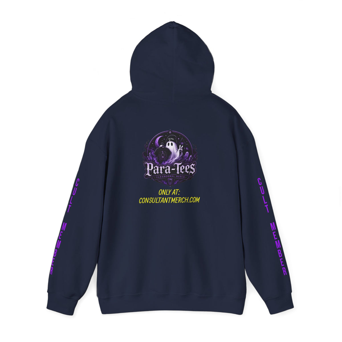 Witchy Black Hoodie - "Wicca Queen" Gothic Witch Cat Pullover