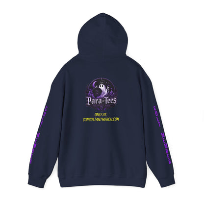 Witchy Black Hoodie - "Wicca Queen" Gothic Witch Cat Pullover