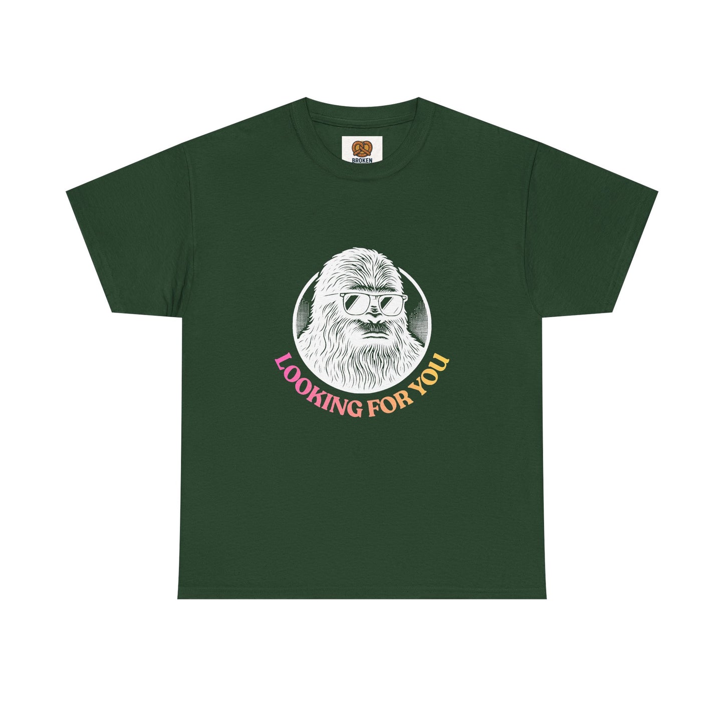 Looking For You Sasquatch T-Shirt — Retro Bigfoot Graphic Tee