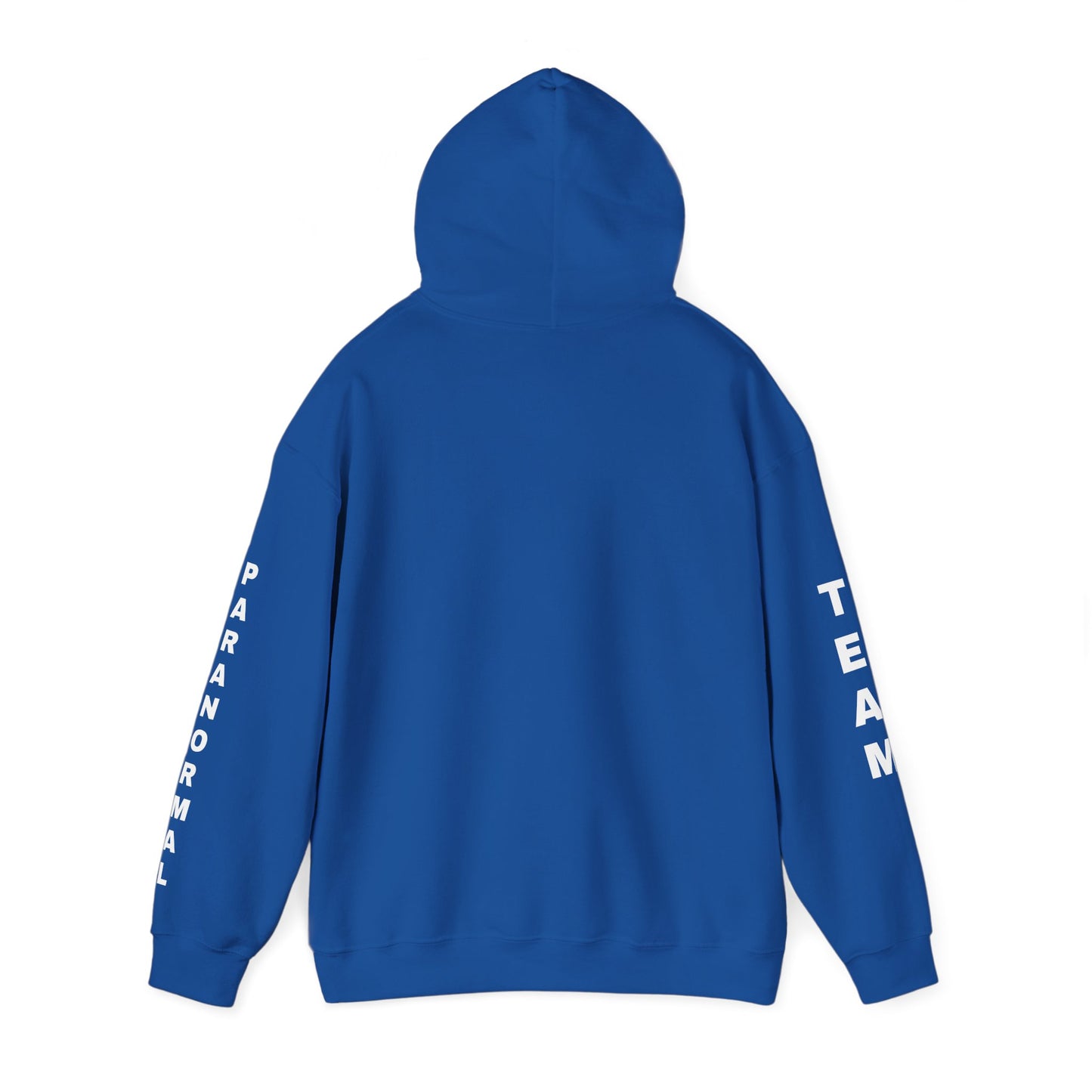 Paranormal Team Hoodie – Black Sleeve Print Hooded Sweatshirt