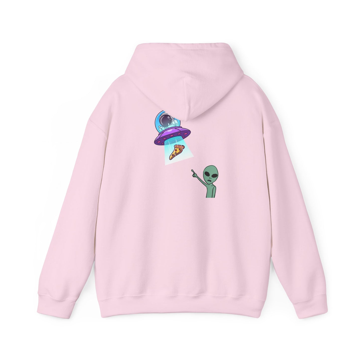Alien UFO Hoodie — Cute Alien Abduction Graphic Pullover