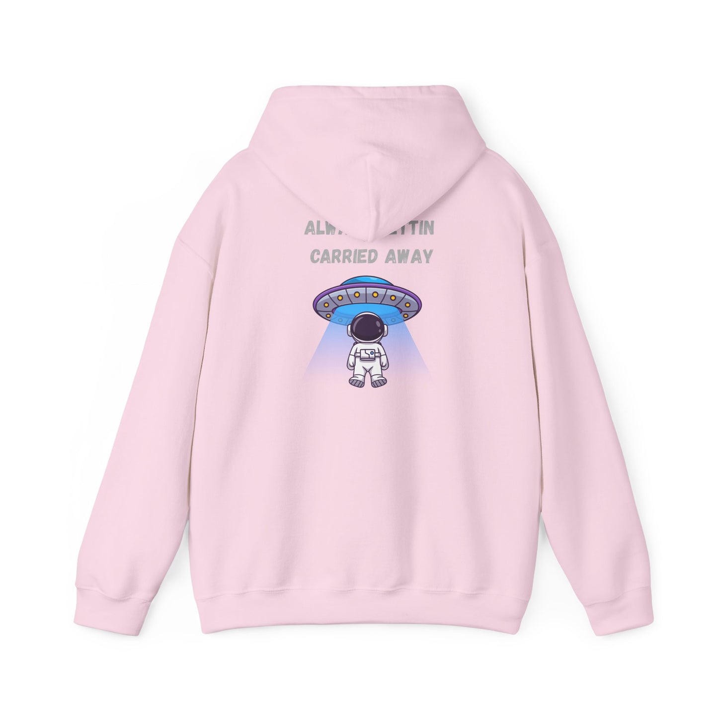 Astronaut UFO Hoodie — "Carried Away" Space Abduction Sweatshirt