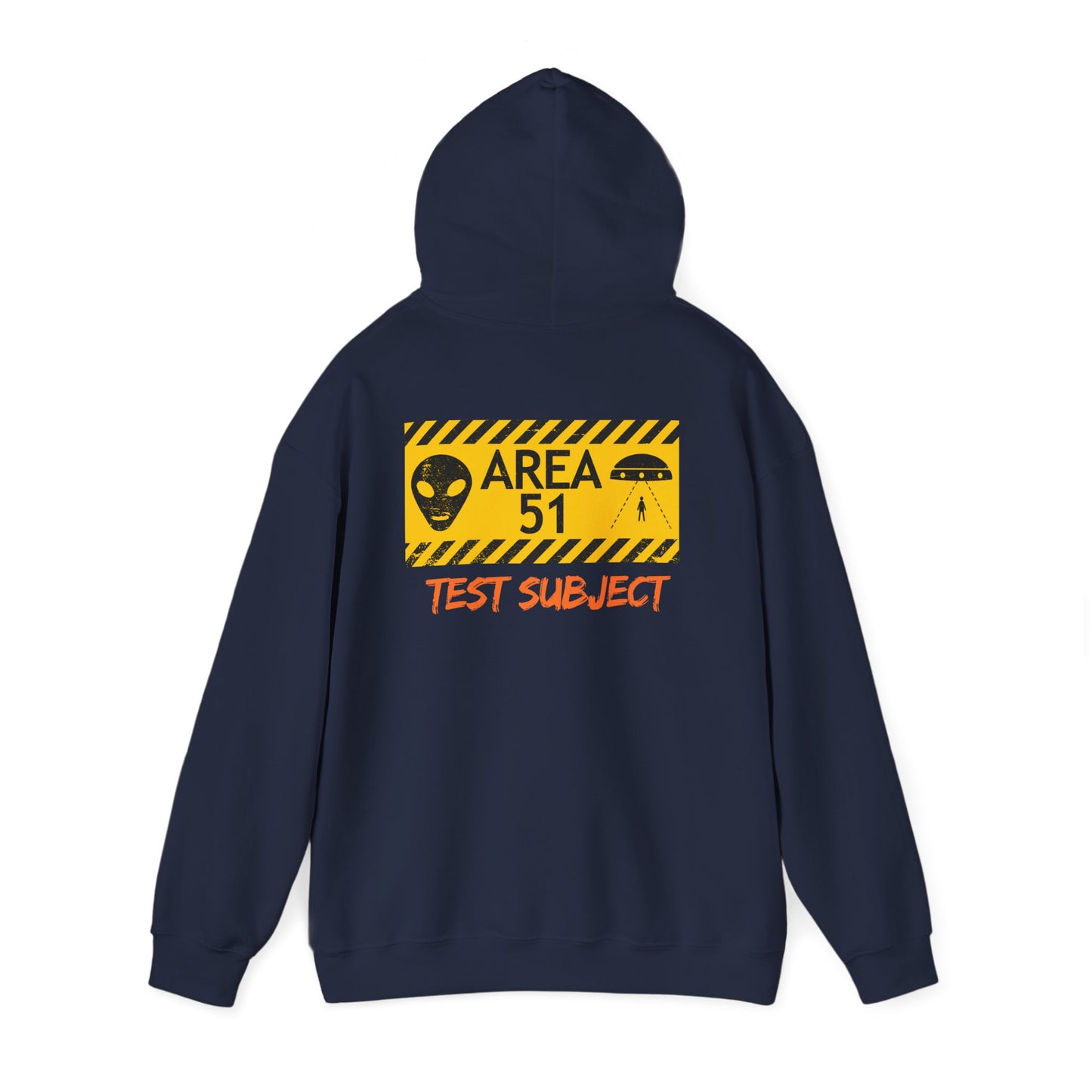 Area 51 Test Subject Hoodie — Alien Graphic Hooded Sweatshirt