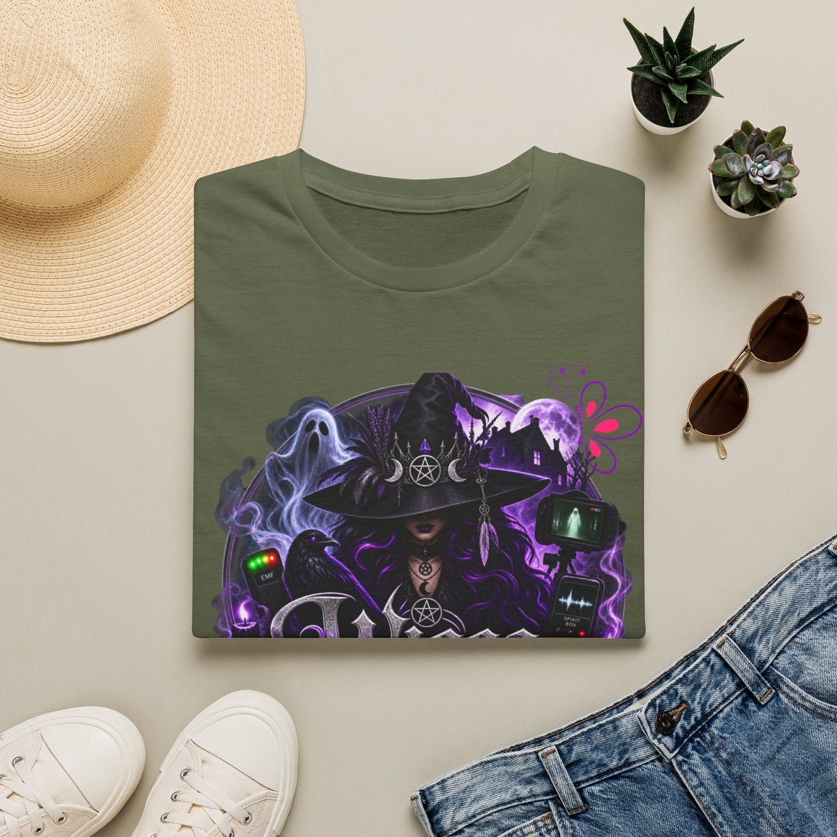 Wiccan Queen T-Shirt — Gothic Witch Graphic Tee