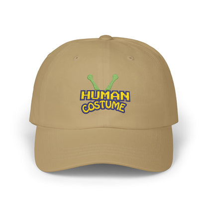 Dad Cap — 'Human Costume' Alien Antenna Embroidered Hat