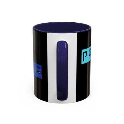 Paranormal Investigator Accent Coffee Mug – Blue Ribbon Design (11/15oz)