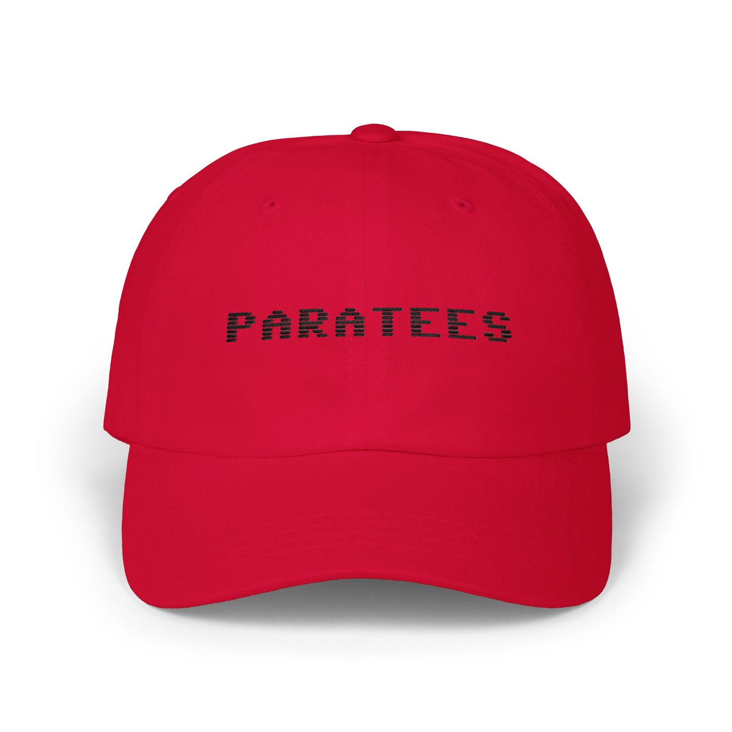 Paratees Dad Cap — Minimalist Embroidered Logo Baseball Hat