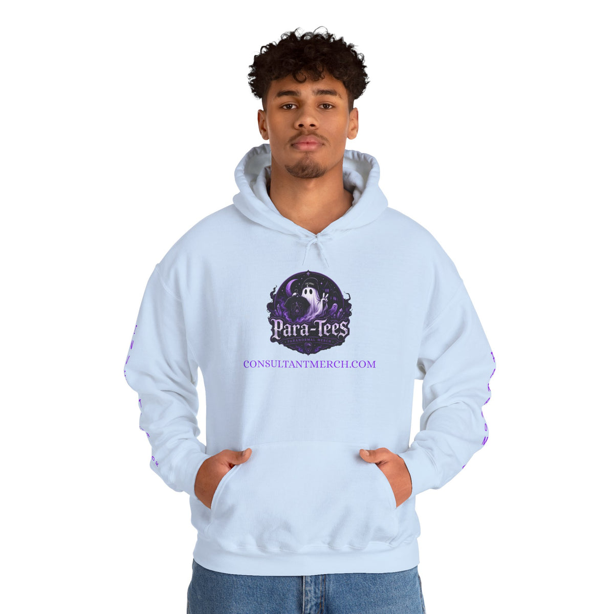 Paranormal Hoodie - "Para-Tees" Ouija Board New Board Who Dis? Ghost Investigators Pullover