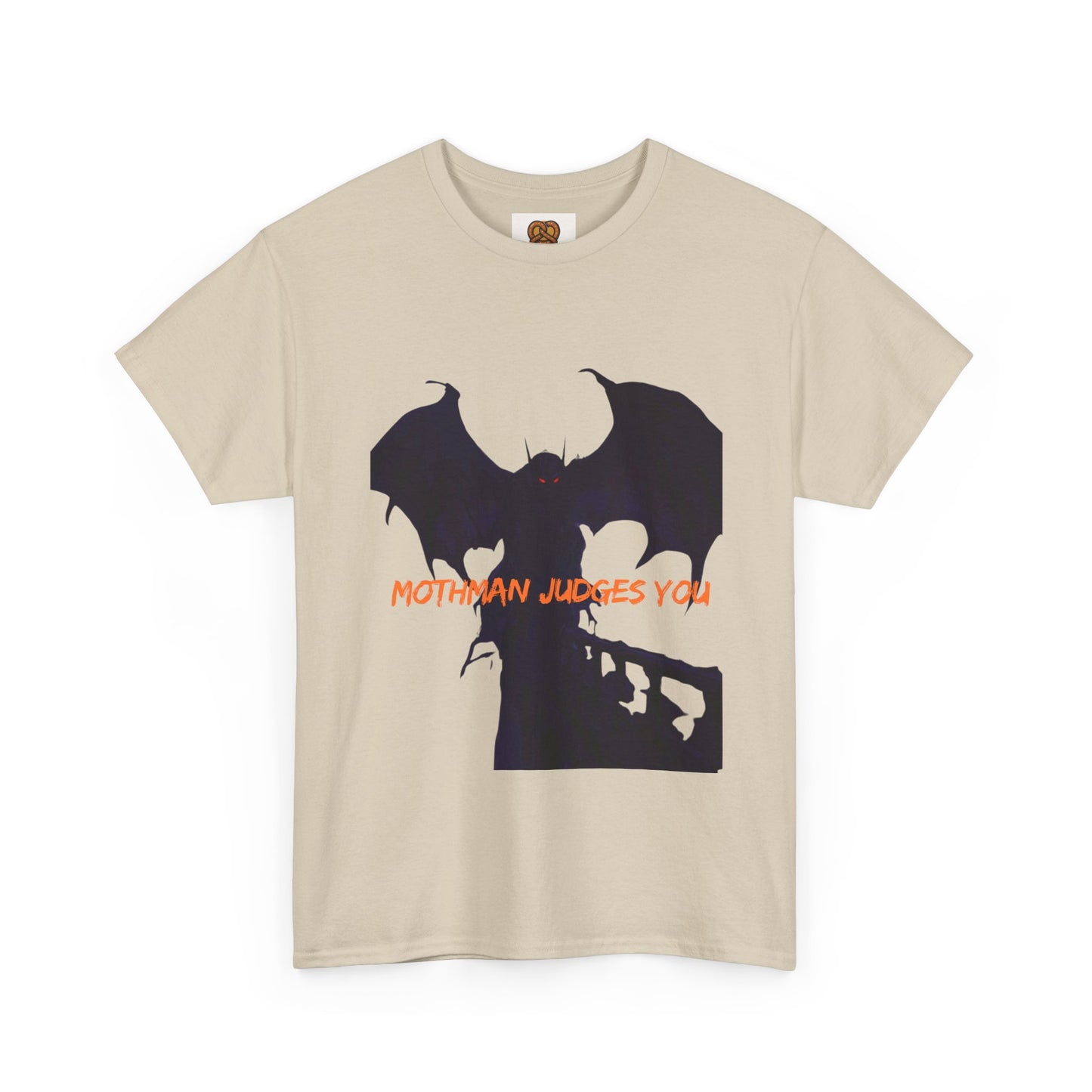 Mothman Judges You T‑Shirt — Cryptid Silhouette Graphic Tee