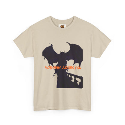 Mothman Judges You T‑Shirt — Cryptid Silhouette Graphic Tee