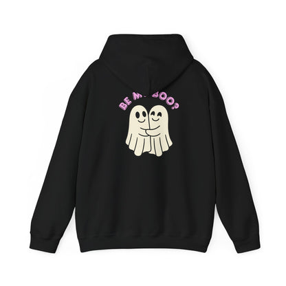 Ghost Hug Hoodie – “Be My Boo?” Cute Couple Halloween Sweatshirt