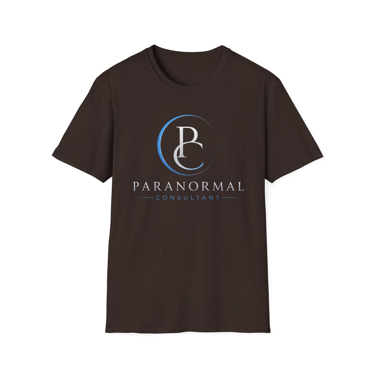 Paranormal Consultant Logo T-Shirt — 'Follow on All Social Media' Back Tee