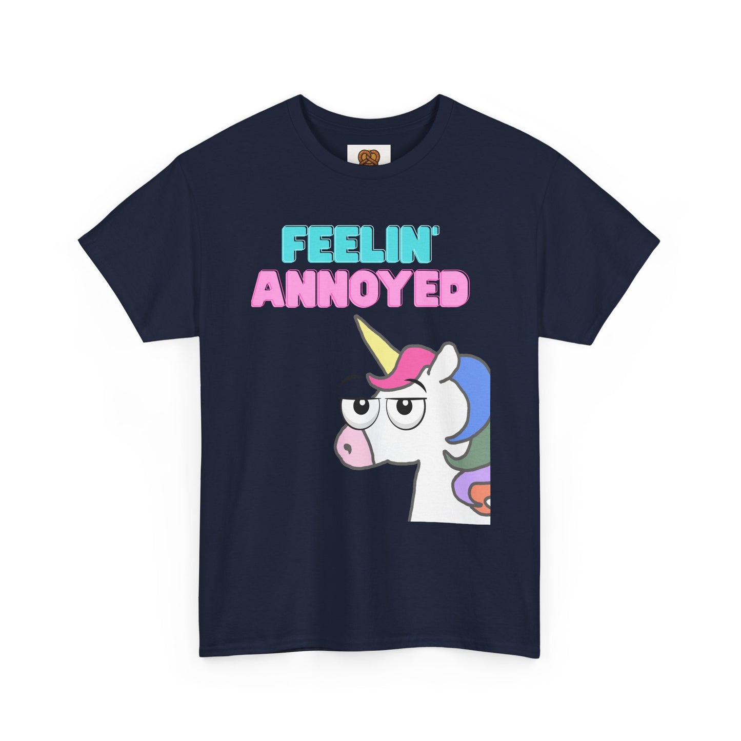 Feelin' Annoyed Unicorn T-Shirt — Funny Cute Graphic Tee for Sarcastic Gifts