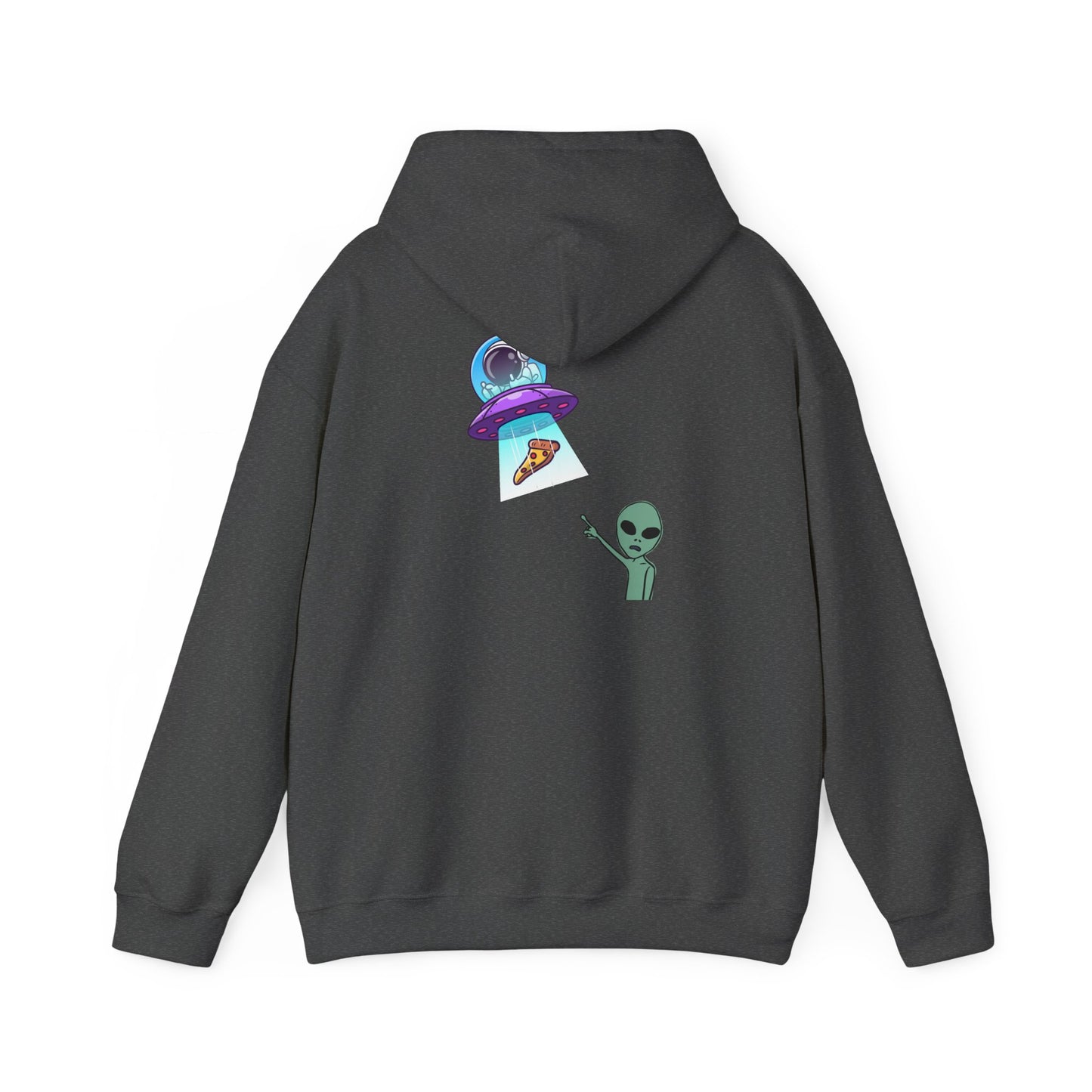 Alien UFO Hoodie — Cute Alien Abduction Graphic Pullover
