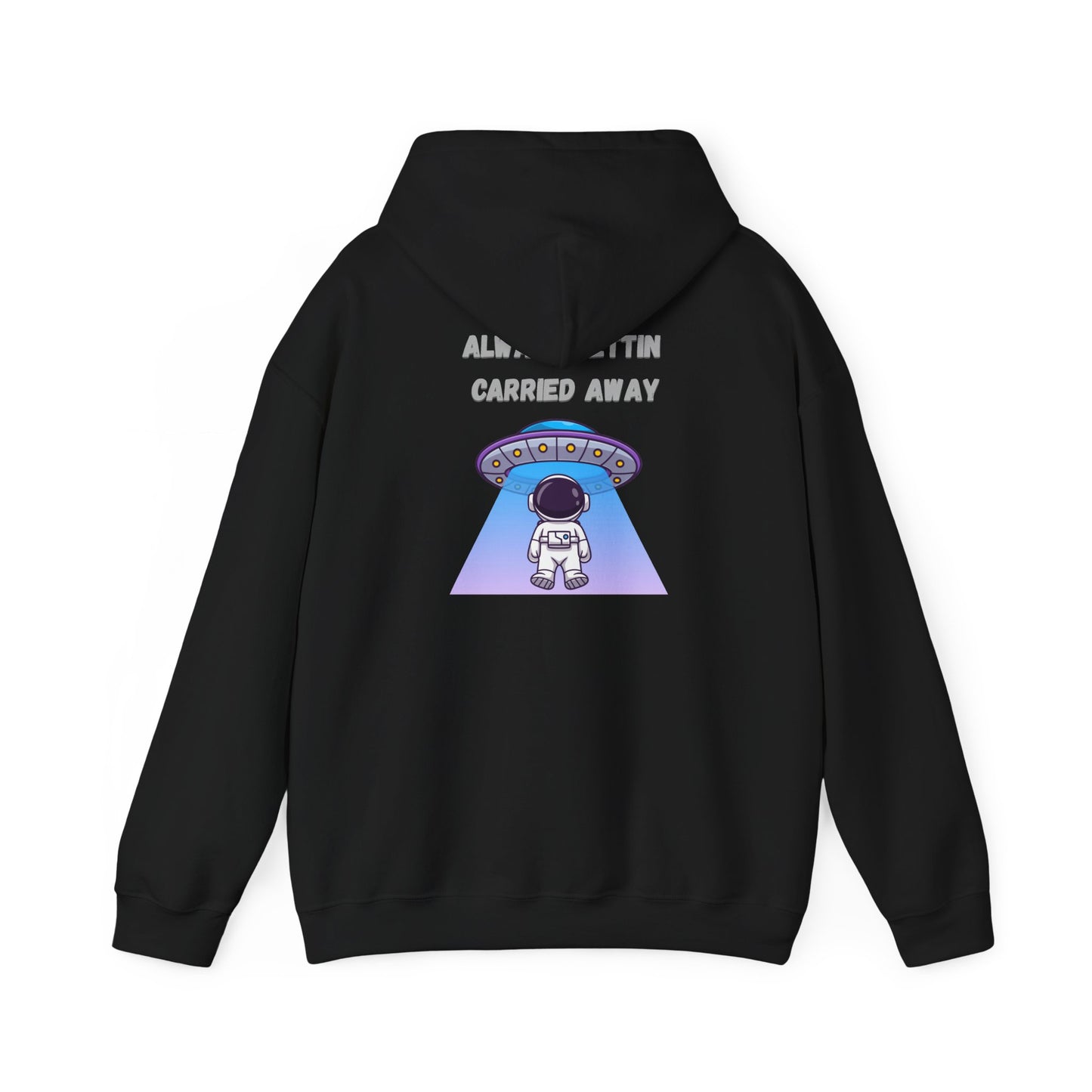 Astronaut UFO Hoodie — "Carried Away" Space Abduction Sweatshirt