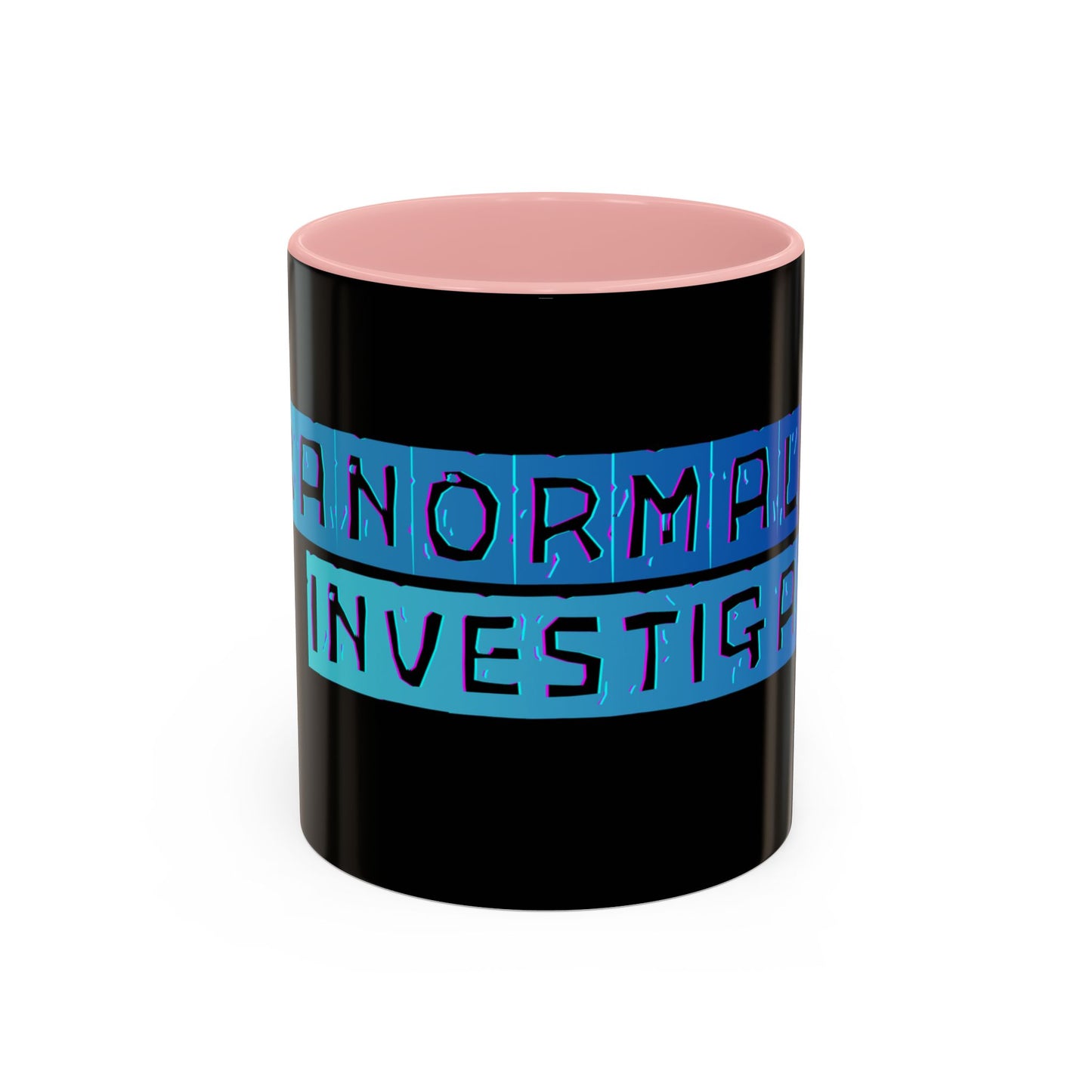 Paranormal Investigator Accent Coffee Mug – Blue Ribbon Design (11/15oz)