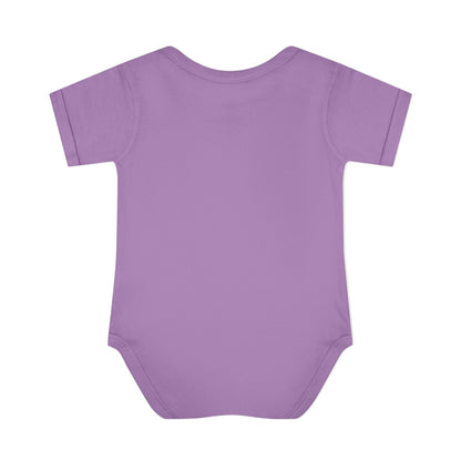 Infant Bodysuit - "Spooky & Cute" Halloween Baby Onesie (Orange)
