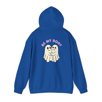 Ghost Hug Hoodie – “Be My Boo?” Cute Couple Halloween Sweatshirt