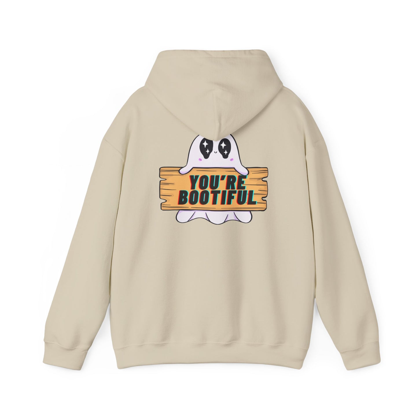 You're Bootiful Ghost Hoodie — Cute Halloween Pullover for Kids & Adults