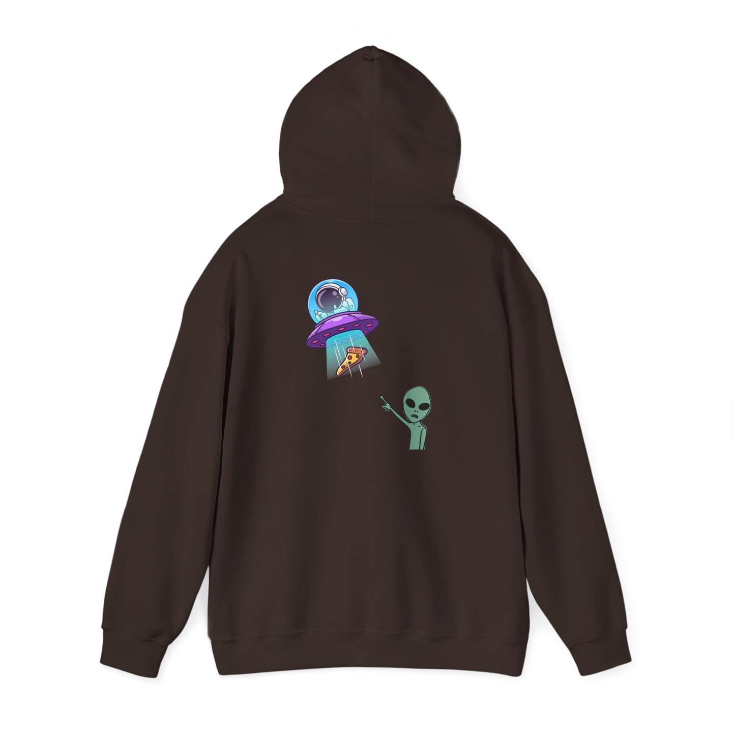 Alien UFO Hoodie — Cute Alien Abduction Graphic Pullover