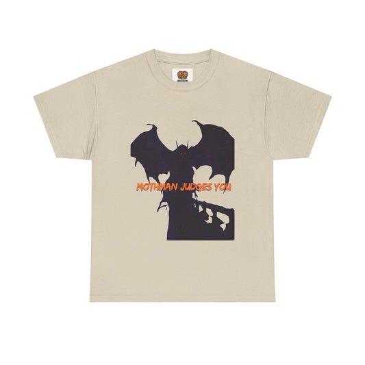 Mothman Judges You T‑Shirt — Cryptid Silhouette Graphic Tee