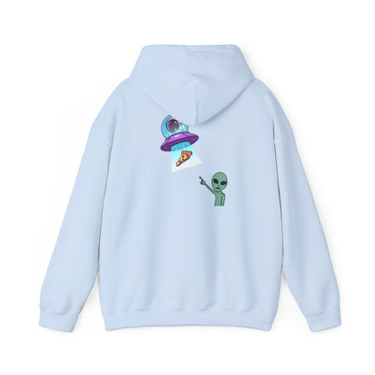 Alien UFO Hoodie — Cute Alien Abduction Graphic Pullover