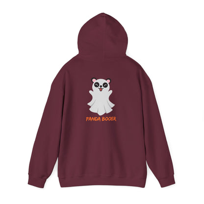 Panda Booer Hoodie — Cute Ghost Panda Graphic Hooded Sweatshirt
