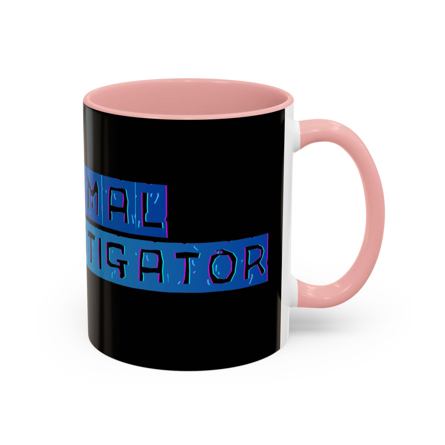 Paranormal Investigator Accent Coffee Mug – Blue Ribbon Design (11/15oz)