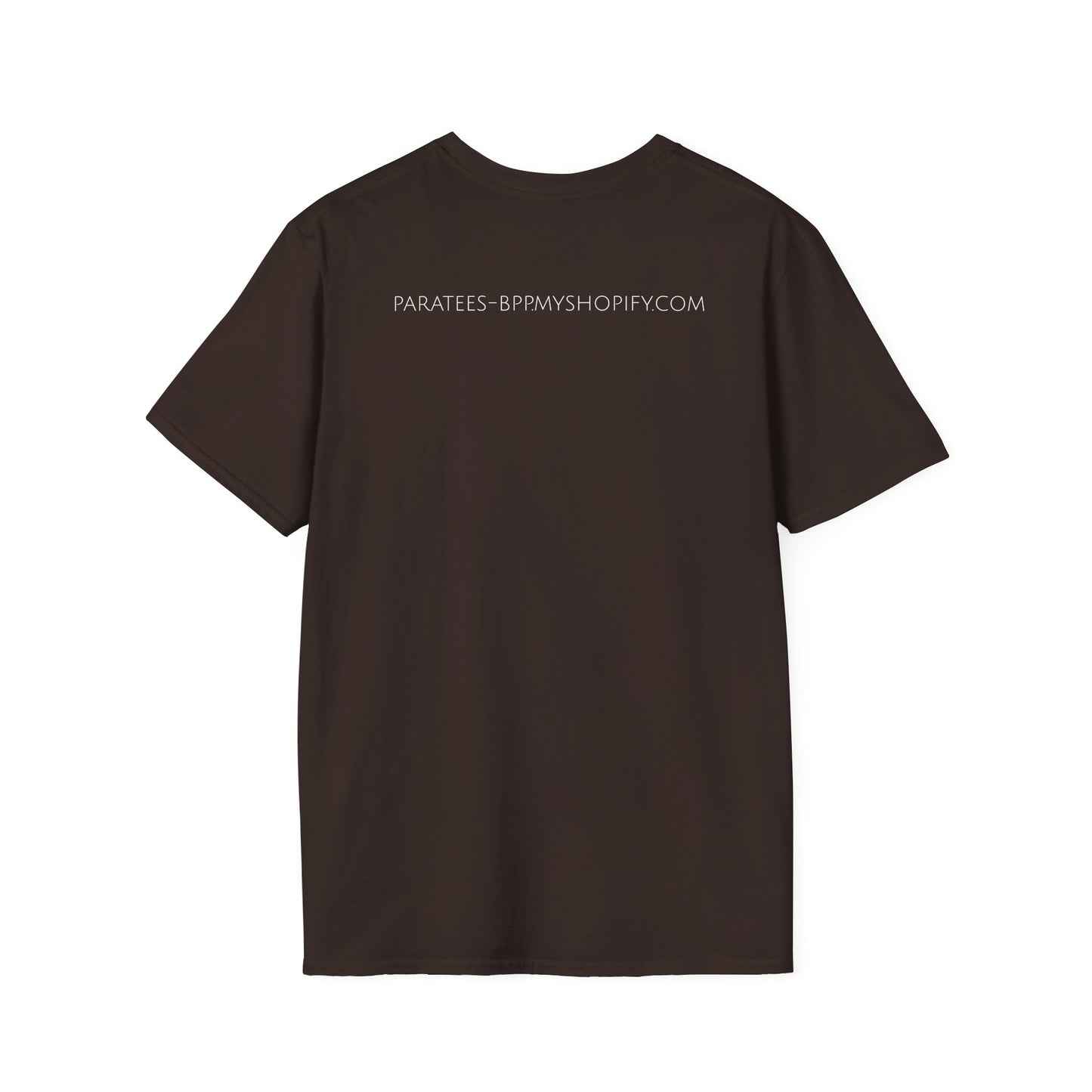 PARATEES Graphic T‑Shirt — Urban Night Photo Design with 'PARATEES' Text